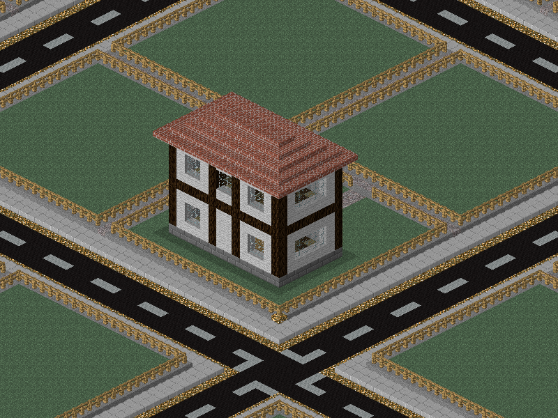 back view of 'Haus1'