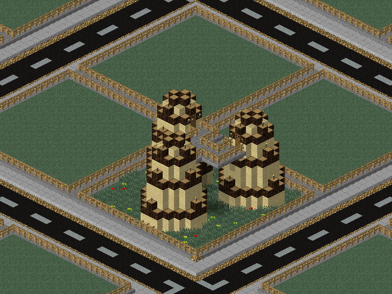 back view of '3 Tuerme'