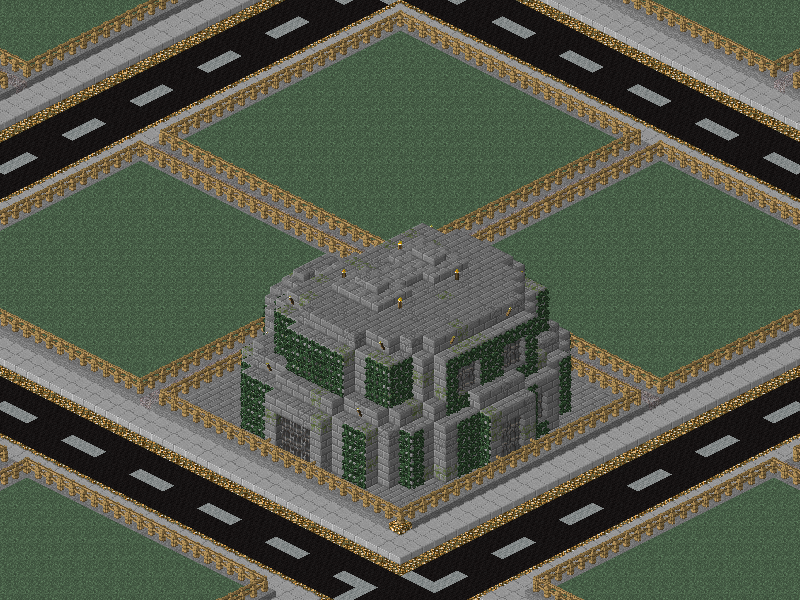 back view of 'Steintempel'