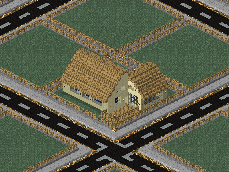 back view of 'mit Wintergarten'