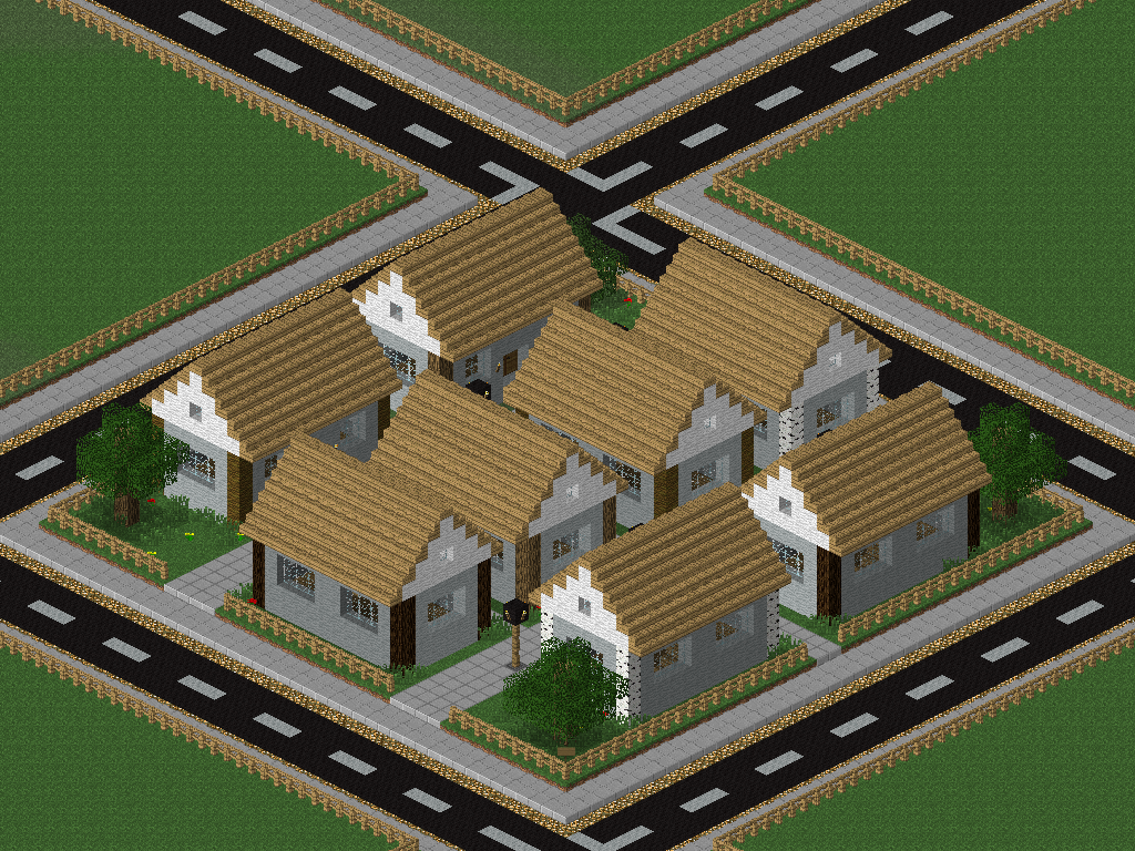 back view of 'Siedlung Wollhausen'